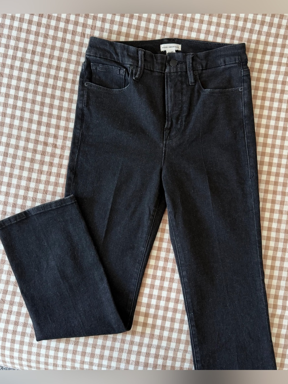 Good American Black High-Rise Women’s Jeans
